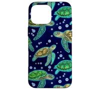 Carcasa para iPhone 16 Pro MAX Green Sea Turtle Marine Life Ocean Decorative Pattern