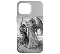 Carcasa para iPhone 16 Pro MAX Gustave Dore Jacob luchando con el ángel 1855