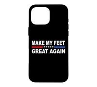 Carcasa para iPhone 16 Pro MAX Hacer Que mis pies estén geniales Otra Vez | Recuperación de Lesiones en el pie Roto