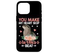 Carcasa para iPhone 16 Pro MAX Haces Que mi corazón dé un vuelco Ante el Latido de una Nutria