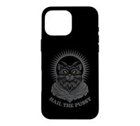 Carcasa para iPhone 16 Pro MAX Hail The Pussy Goth Satan Clothing Gothic Hail Satan