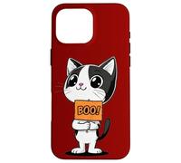 Carcasa para iPhone 16 Pro MAX Halloween Spooky Holiday Cute Kitten Funny Cat Halloween