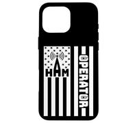Carcasa para iPhone 16 Pro MAX Ham Radio Operator | USA Flag Home Pride Amateur Radio