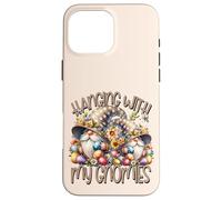 Carcasa para iPhone 16 Pro MAX Hanging with My Gnomies On Easter Day Unique Spring GNOME