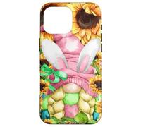 Carcasa para iPhone 16 Pro MAX Happy Easter GNOME Mom For Just A Girl Who Loves Sunflower