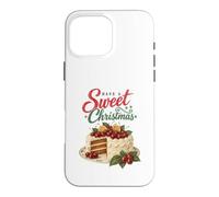 Carcasa para iPhone 16 Pro MAX Have A Sweet Christmas Retro Cherry Cake Baking Lover