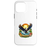 Carcasa para iPhone 16 Pro MAX Hawaii Eagle Tropical Sunset Island Pride