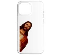 Carcasa para iPhone 16 Pro MAX ¡He Visto eso! ¡Divertido Meme Mirando a Jesús!