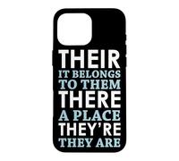 Carcasa para iPhone 16 Pro MAX Her There Are - Inglés Gramática