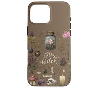 Carcasa para iPhone 16 Pro MAX His Witch Her Warlock Pareja de brujería Magia Oculta
