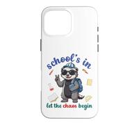 Carcasa para iPhone 16 Pro MAX Honey Badger Volver a la Escuela Vibra Escuelas En Deja Que Comience el Caos