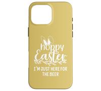 Carcasa para iPhone 16 Pro MAX Hoppy Easter Hour Some Bunny Needs Beer Here for The Hops