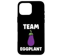 Carcasa para iPhone 16 Pro MAX Humor Food Eggplant Simple Team Eggplant