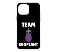 Carcasa para iPhone 16 Pro MAX Humor Food Eggplant Simple Team Eggplant