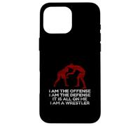 Carcasa para iPhone 16 Pro MAX I Am A Wrestler - Divertido Aspecto Desgastado de Lucha Libre