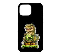 Carcasa para iPhone 16 Pro MAX I Ate The Carbívoros Divertido Juego de Palabras Vegano Dino