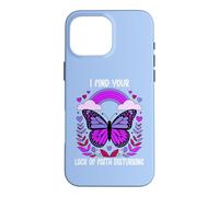 Carcasa para iPhone 16 Pro MAX I Find Your Lack of Faith Disturbing Christian Butterfly