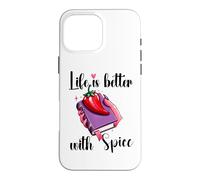 Carcasa para iPhone 16 Pro MAX I Like My Books Spicy Book Merch,Life is Better with Spice