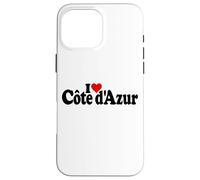 Carcasa para iPhone 16 Pro MAX I Love Heart Cote D'AZUR LA Riviera Francesa Niza MÓNACO
