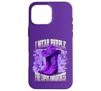 Carcasa para iPhone 16 Pro MAX I Wear Purple For Lupus Awareness