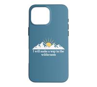 Carcasa para iPhone 16 Pro MAX I Will Make a Way in The Wilderness Bible Verse Isaiah 43:19