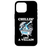 Carcasa para iPhone 16 Pro MAX Ice Bath Chillin' Like A Villain Cold Plunge Cold Exposure