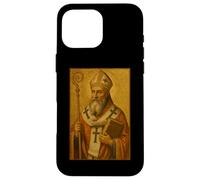 Carcasa para iPhone 16 Pro MAX Icono católico Romano de San Cirilo de Alejandría