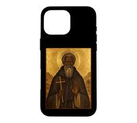 Carcasa para iPhone 16 Pro MAX Icono ortodoxo de San Moisés el Negro