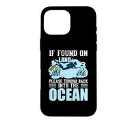 Carcasa para iPhone 16 Pro MAX If You On Land Throe Me Back Into The Ocean Scuba Diving