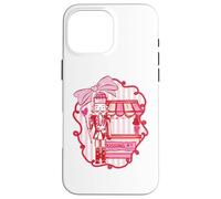 Carcasa para iPhone 16 Pro MAX Ilustración de Cabina de Soldado de corazón Dulce con Cinta y Caramelo