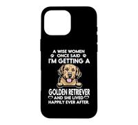 Carcasa para iPhone 16 Pro MAX I'm Getting A Golden Retriever Funny Dog Mom Puppy Lovers