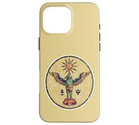 Carcasa para iPhone 16 Pro MAX Impresión gráfica egipcia Sun God Ra