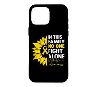Carcasa para iPhone 16 Pro MAX In This Family No One Fight Alone Childhood Cancer Awareness