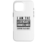 Carcasa para iPhone 16 Pro MAX Ingeniería Cumpleaños Nacido Ingeniero Ambiental