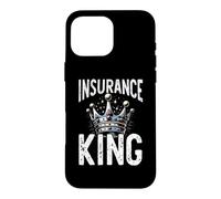 Carcasa para iPhone 16 Pro MAX Insurance King CSR Claims Adjuster Services Gift For Him