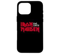 Carcasa para iPhone 16 Pro MAX Iron Maiden Logos On Black