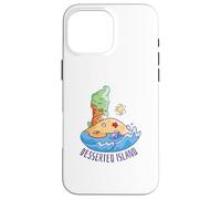 Carcasa para iPhone 16 Pro MAX Isla Desierta Postre Divertido en la Playa Helado