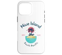 Carcasa para iPhone 16 Pro MAX Isla Niue en el Pacífico Sur