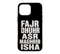 Carcasa para iPhone 16 Pro MAX Islamic Call To Prayer Fajr Dhuhr ASR Maghrib Isha Muslim