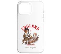Carcasa para iPhone 16 Pro MAX Jack-Russel-Terrier Perros Pareja Cita Muy Querido en Barco Inglaterra