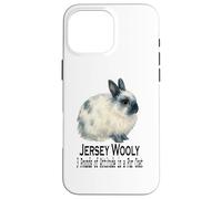 Carcasa para iPhone 16 Pro MAX Jersey Wooly Rabbit 3 Libras de Actitud en un Abrigo de Piel