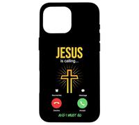 Carcasa para iPhone 16 Pro MAX Jesús está Llamando a la Iglesia Cristiana Christus Faith Teléfono