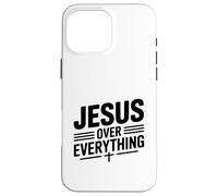 Carcasa para iPhone 16 Pro MAX Jesús sobre Todo Fe Inspiradora