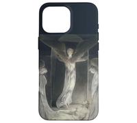 Carcasa para iPhone 16 Pro MAX Jesús y ángeles en la Tumba funeraria Pintura William Blake 1808