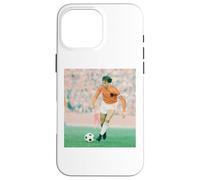 Carcasa para iPhone 16 Pro MAX Johan Cruyff En Acción Holanda Argentina Copa Mundial de Fútbol