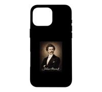 Carcasa para iPhone 16 Pro MAX Johann Strauss Compositor Pianista