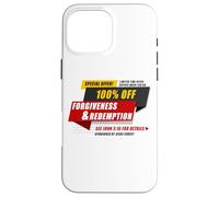 Carcasa para iPhone 16 Pro MAX John 3:16 Forgiveness & Redemption - Jesus Christ Gospel