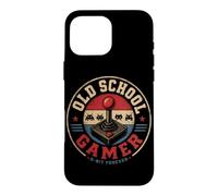 Carcasa para iPhone 16 Pro MAX Joystick Arcade Old School Gamer de 8 bits para Siempre