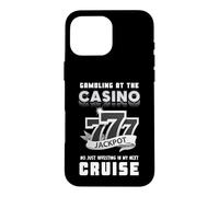 Carcasa para iPhone 16 Pro MAX Juegos de Azar en el Casino GANA mi próximo Ganador del Premio Mayor del Crucero 777