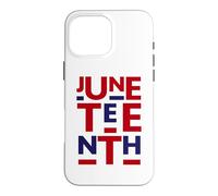 Carcasa para iPhone 16 Pro MAX Juneteenth Is My Independence Day 1865 4 de Julio 4 Bandera de Estados Unidos